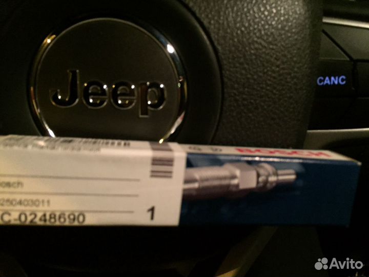 Свечи накаливания jeep
