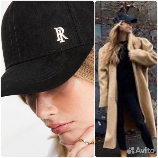 Кепка бейсболка женская замша River Island