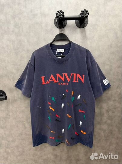 Футболки Lanvin оверсайз стильные