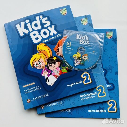 Kid's box 2 new generation + home booklet (новые)