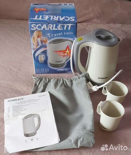 Чайник scarlett дорожный 0.5 л