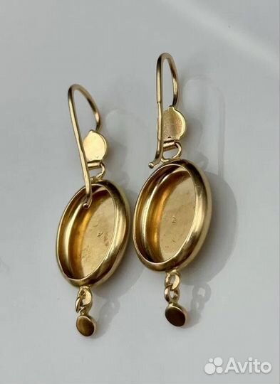 Золотые серьги СССР