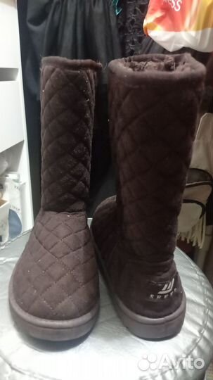 Зимние сапоги на замке