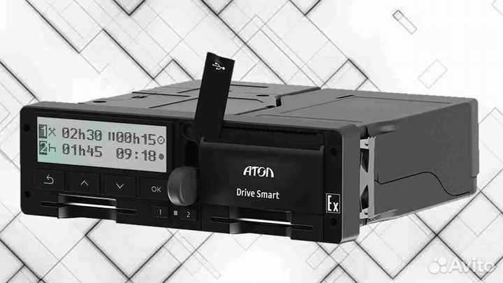 Новый тахограф Atol Drive.С установкой