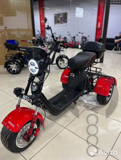 Электроскутер White Siberia WS-PRO trike 3000w