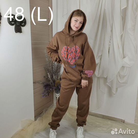Худи с флисом 7986
