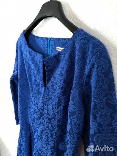 Платье синее 46 размер