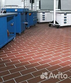 Клинкерная напольная плитка Braun (240x115x10)