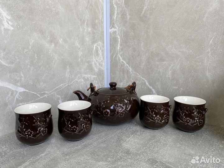 Чайный набор керамический 5 предметов