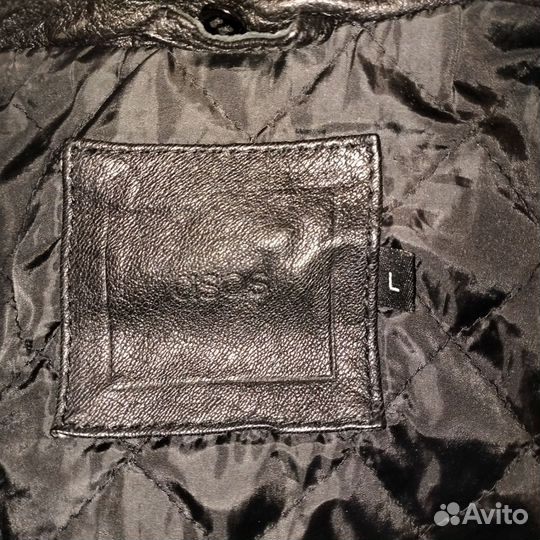 Кожаная куртка косуха мужская