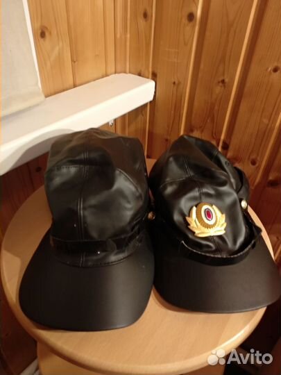 Кепка полицейского кожзам