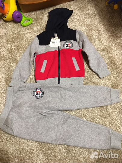 Костюм новый теплый fun time на 3-5 л