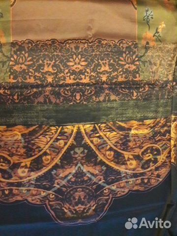 Отрез ткани, купон, шелк 2,2 м