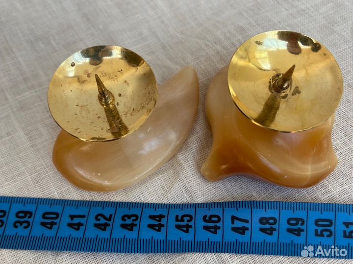 Подсвечники оникс, 250 за пару