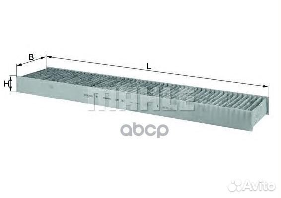 Фильтр салонный (угольный) LAK242 Mahle/Knecht
