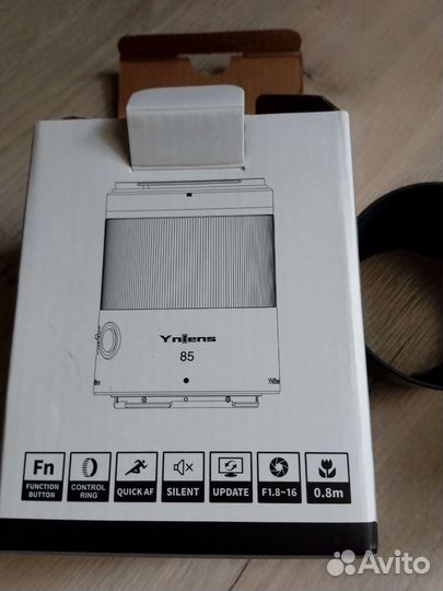 Объектив yongnuo 85mm f1.8 nikonZ