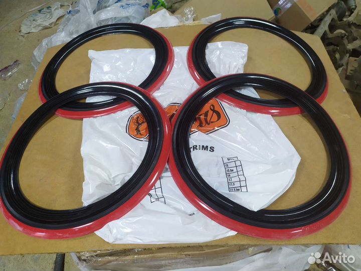 Флипперы вайтволлы атлас красно черные 15