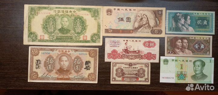 Банкноты Китая