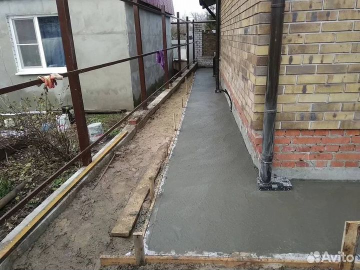 Заливка бетона