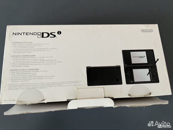 Коробка от nintendo