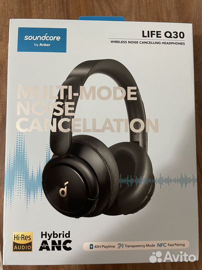 Наушники anker soundcore life q30