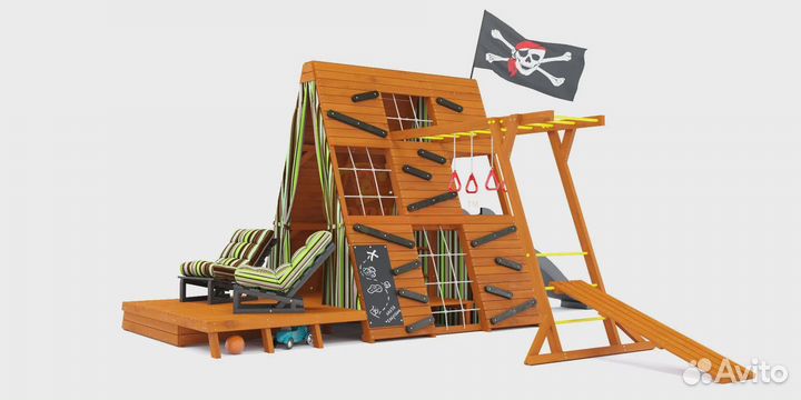 Спортивный домик Савушка База-5 с креслами