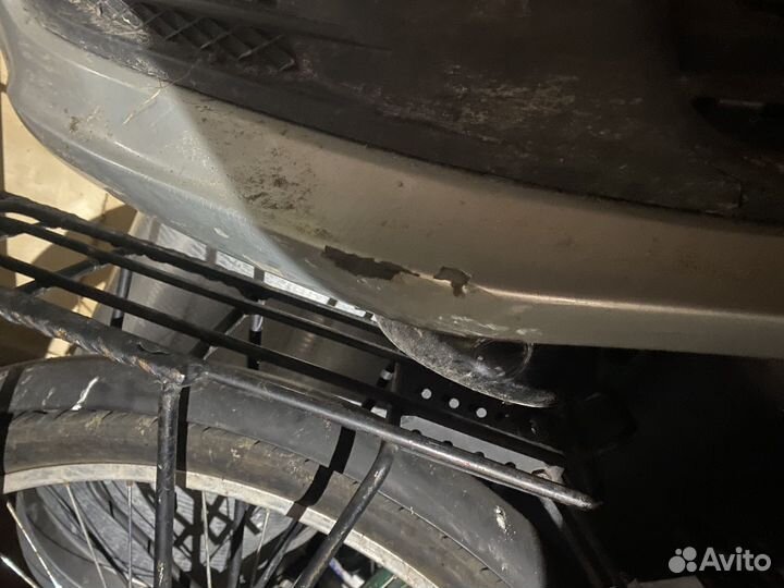 Передний бампер на volkswagen polo