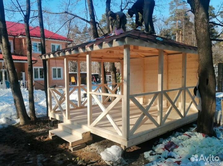 Беседка для дачи