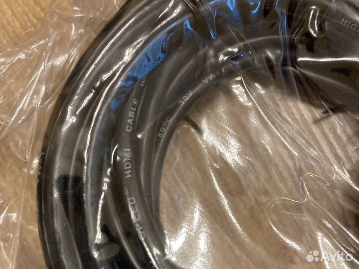 Шнур hdmi 7 м Gold ферритами