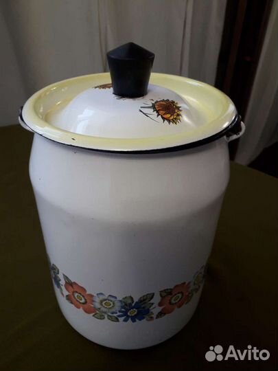 Бидон эмалированный СССР