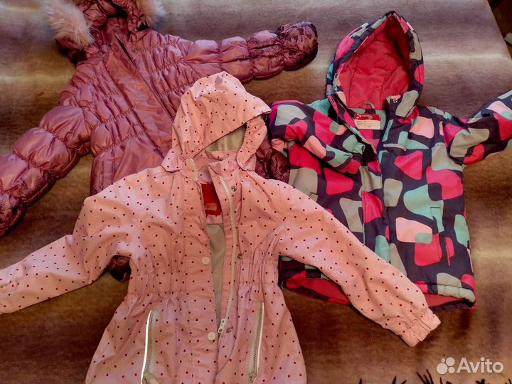 Огромные пакеты вещей на девочку 104/110/116