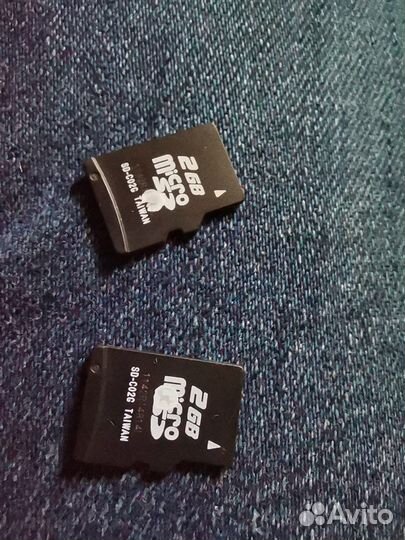Карта памяти MicroSD 2 GB Б/У