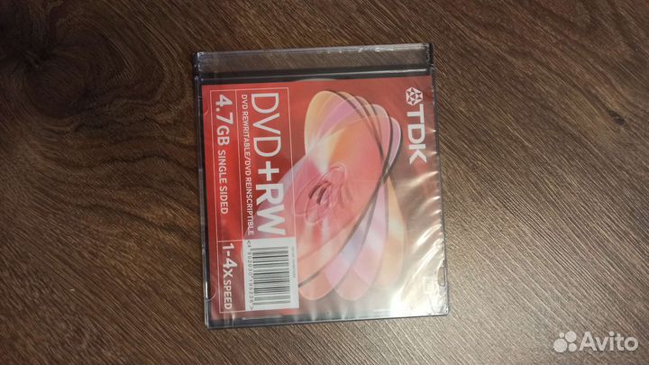 Новый в упаковке DVD+RW
