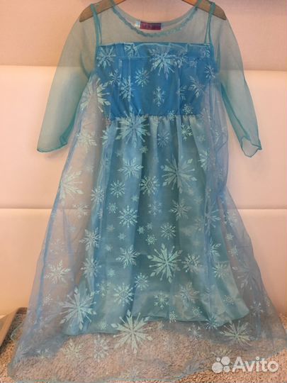Новый Костюм Платье Эльзы (Холодное сердце) 100 и