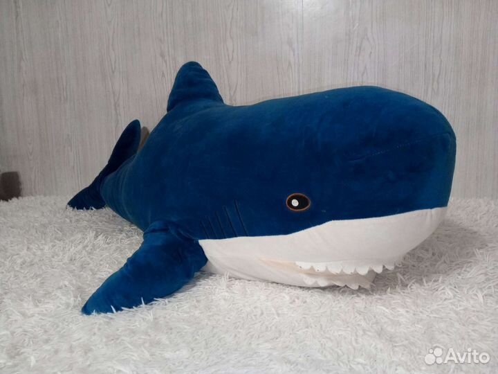 Акула 130см мягкая игрушка