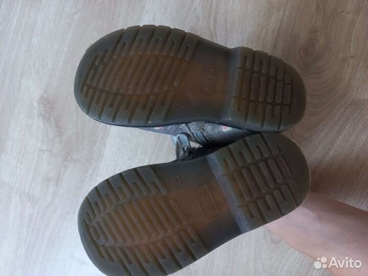 Ботинки демисезонные для девочки 25 размер