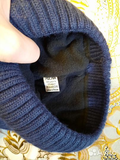 Новая тёплая шапка (3-5лет)