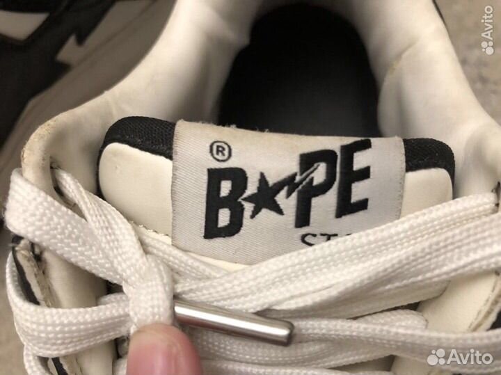 Bape sta black patent