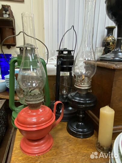 Керосиновые лампы, винтаж