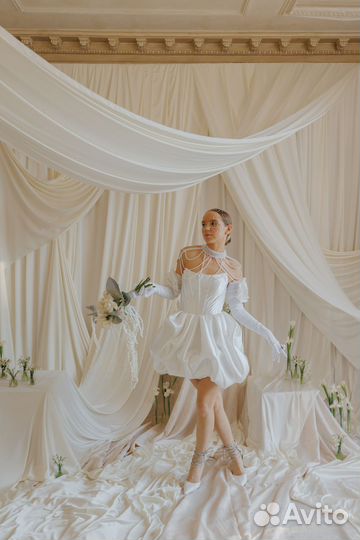 Жемчужное ожерелье на фотосессию в аренду