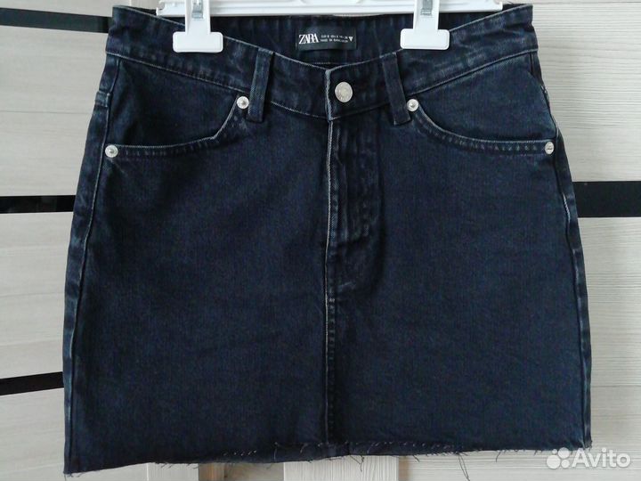 Юбка джинсовая zara