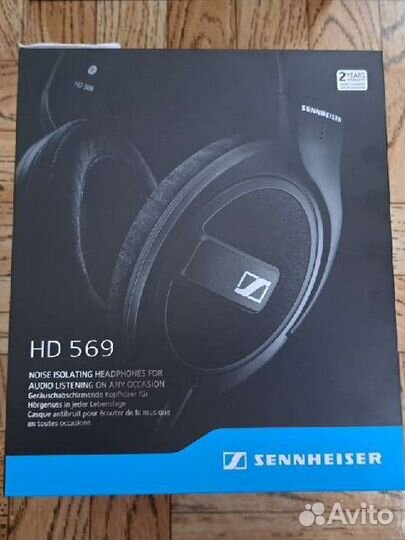 Наушники проводные Sennheiser HD 569 новые