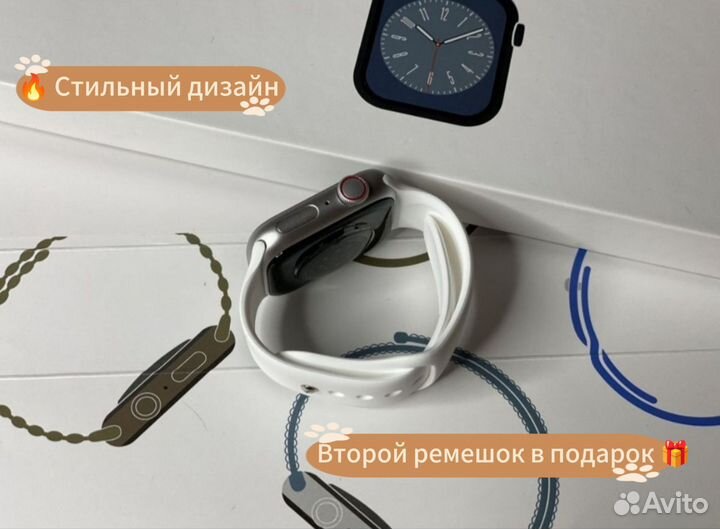 Часы Apple Watch 8 «Оригинал» (Ремешок + Гарантия)