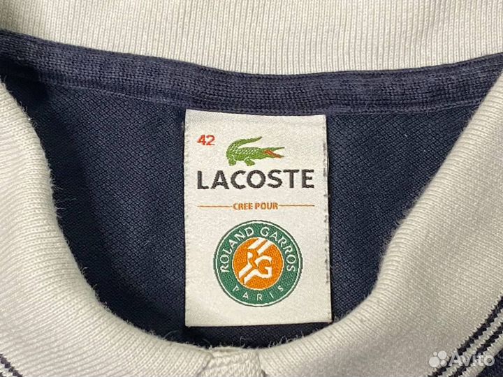 Поло Lacoste Roland Garros Paris, оригинал