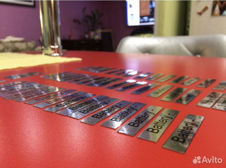 Маркировочные таблички проводки аудиосистемы