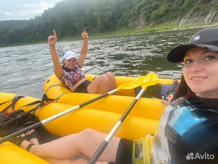 Сплав на пакрафтах по Енисею