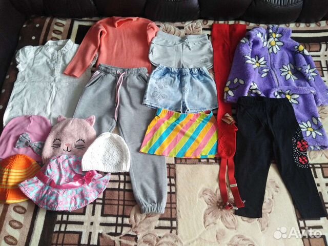 Вещи пакетом на девочку, 4-6 лет