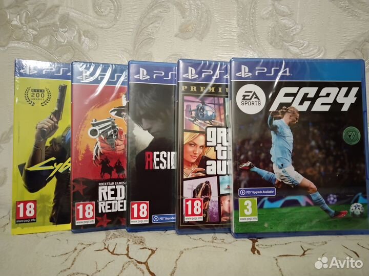 Игровые диски для ps 4