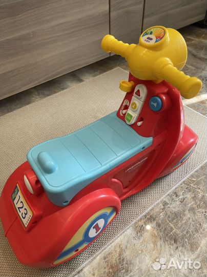 Детский мотоцикл каталка fisher price