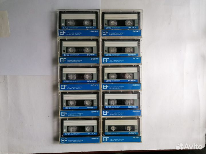 Аудиокассеты sony EF90